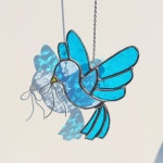 행운의 파랑새 썬캐쳐 스테인드글라스 | 아이디어스 행운의 파랑새 썬캐쳐 스테인드글라스