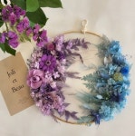 하늘빛 정원 프리저브드 플라워 행잉 | 아이디어스 하늘빛 정원 프리저브드 플라워 행잉