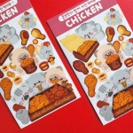 [몽쪼만] 치킨 씰스티커 | 아이디어스 [몽쪼만] 치킨 씰스티커