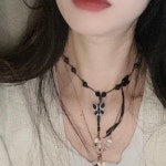 나비 메세지목걸이(손그림도자기,실버) | 아이디어스 나비 메세지목걸이(손그림도자기,실버)