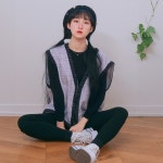 오버핏 루즈핏 트위드 브이넥 집업 베스트 조끼 촌캉스룩 | 아이디어스 오버핏 루즈핏 트위드 브이넥 집업 베스트 조끼 촌캉스룩