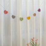 손뜨개 미니하트 가랜드 / 캠핑가랜드 | 아이디어스 손뜨개 미니하트 가랜드 / 캠핑가랜드