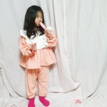 살구러블리세트 긴바지세트 110 | 아이디어스 살구러블리세트 긴바지세트 110