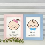 배냇머리 보관카드 액자 배넷 베냇 베넷 신생아 아기 | 아이디어스 배냇머리 보관카드 액자 배넷 베냇 베넷 신생아 아기