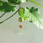 건강과 재물을 주는 해바라기와 무지개가있는 풍경 도어벨 | 아이디어스 건강과 재물을 주는 해바라기와 무지개가있는 풍경 도어벨