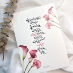 <맞춤제작>수채화 캘리그라피 엽서 및 액자 | 아이디어스 <맞춤제작>수채화 캘리그라피 엽서 및 액자 