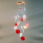 동백 꽃 자개모빌 썬캐쳐 | 아이디어스 동백 꽃 자개모빌 썬캐쳐