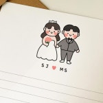 프로포즈 웨딩 커플 편지지 💌 | 아이디어스 프로포즈 웨딩 커플 편지지 💌