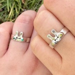 [우정링, 커플링] 빛나는 뽈따구 토끼 반지 | 아이디어스 [우정링, 커플링] 빛나는 뽈따구 토끼 반지