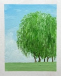어느 낮의 버드나무🎨 유화 풍경화 | 아이디어스 어느 낮의 버드나무🎨 유화 풍경화