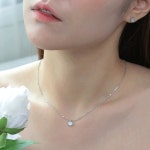 실버925 백자개 원석 목걸이 N117 | 아이디어스 실버925 백자개 원석 목걸이 N117