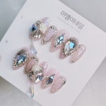 [프리미엄네일] 수제댕글 스톤 수제네일팁 | 아이디어스 [프리미엄네일] 수제댕글 스톤 수제네일팁