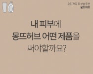 우리가족 피부솔루션 몽뜨허브 작가 피드 | 아이디어스