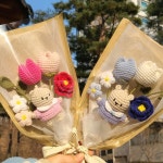뜨개꽃다발 💐키링꽃다발 인형꽃다발 | 아이디어스 뜨개꽃다발 💐키링꽃다발 인형꽃다발