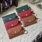 (이니셜 무료각인) 천연 가죽 라운드 카드케이스 | 아이디어스 (이니셜 무료각인) 천연 가죽 라운드 카드케이스