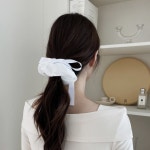 발레코어 롱 드롭 새틴 곱창 리본 헤어끈 | 아이디어스 발레코어 롱 드롭 새틴 곱창 리본 헤어끈