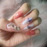 [봄수제네일팁] 꽃나비 네일팁 | 아이디어스 [봄수제네일팁]  꽃나비 네일팁