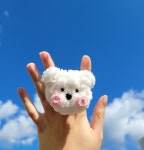 (손뜨개)꽃을 단 곰돌이 그립스마트톡🐻 | 아이디어스 - 핸드메이드, 수공예, 수제 먹거리 (손뜨개)꽃을 단 곰돌이 그립스마트톡🐻