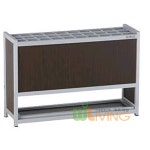 [우진산업] 우산 보관대 (월넛/열쇠무, 60구, ※도서산간 지역은 배송 불가)