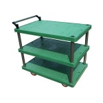 [중원산업] 일반 철대차 SDT-101 (480x720x900mm, 하중 135kg, 4인치 캐스터)