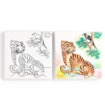 민화캔버스액자만들기/까치호랑이