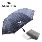 [제작/판촉] [아가타] 체크 2단우산+고급호텔타올세트