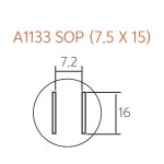 [엑소] 노즐 팁 SOP-A1133 (7.5x15, EX-930/EX-930S용)