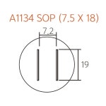 [엑소] 노즐 팁 SOP-A1134 (7.5x18, EX-930/EX-930S용)