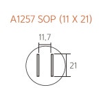 [엑소] 노즐 팁 SOP-A1257 (11x21, EX-930/EX-930S용)