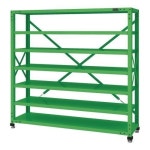 [진성] 일반 적재대 MRS-18-6R (1800x500x1870mm, 그린)
