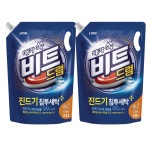 [라이온코리아] 세탁세제 비트 (드럼용/액체형, 리필 2L x2개, 디톡스)