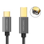 [유커머스] 디헬퍼 {UC-CB51] C타입 to USB B타입 케이블 2M 노트북 프린터 DAC 복합기