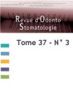 Revue dodontostomatologie tome 37 n° 03 by zergui zakaria - issuu Revue dodontostomatologie tome 37 n° 03
