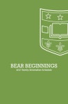 Bear Beginnings 2017 Family Schedule by WU First Year Center - issuu Bear Beginnings 2017 Family Schedule