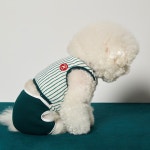 앤블랭크(ANDBLANK) STRIPES ROMPER : GREEN - 49,000 | 무신사 스토어