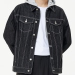 86로드(86ROAD) 2724 Washing denim jacket RAW BLACK - 64,000 | 무신사 스토어