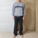 비슬로우(BESLOW) ARC LOGO SWEAT SHIRT_MELANGE GREY - 사이즈 & 후기 | 무신사