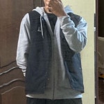 캉골(KANGOL) Plain Inner-vest 6118 BLACK - 사이즈 & 후기 | 무신사