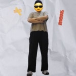 토피(TOFFEE) 턱 벌룬핏 와이드 스웻 팬츠 (BLACK) - 44,100 | 무신사 스토어
