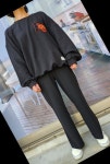 비욘드클로젯(BEYOND CLOSET) [COLLECTION LINE] 뉴 아이비 리거 스웨트 셔츠 블랙 - 71,200 | 무신사 스토어