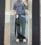 시그니피컨트(SIGNIFICANT) 시그독 스트라이프 반팔티 BLACK (LM2TU326-076) - 14,900 | 무신사 스토어