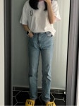 아코스튜디오스페이스(AQOstudiospace) AQO BEAR STANDARD T-SHIRTS WHITE - 27,300 | 무신사 스토어