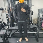 레이지비(LAZYBEE) 캠프 윈드브레이커 조거 팬츠 블랙 - 사이즈 & 후기 | 무신사