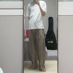 비긴202(BEGIN202) Five Pleats Wool Pants [Melange Beige] - 148,000 | 무신사 스토어