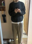 비긴202(BEGIN202) Five Pleats Wool Pants [Melange Beige] - 148,000 | 무신사 스토어