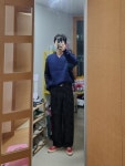 효지노리코(HYOJI NORIKO) K005 에센셜 케이블 세미오버핏 브이넥 니트 (5컬러) - 49,900 | 무신사 스토어