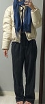 할렌(HALDEN) solid soft muffler (M012_blue grey) - 사이즈 & 후기 | 무신사