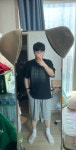 주앙옴므(JUAN HOMME) BRUSH FADING HALF SLEEVE T-SHIRTS (BLACK) - 사이즈 & 후기 | 무신사