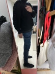라울(LAUL) COMFORTABLE CARGO JOGGER PANTS DENIM 컴포터블 카고 조거팬츠 중청 - 88,200 | 무신사 스토어