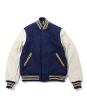 골든베어(GOLDEN BEAR) Classic Varsity Jacket (Royal Blue & Cream) - 사이즈 & 후기 | 무신사